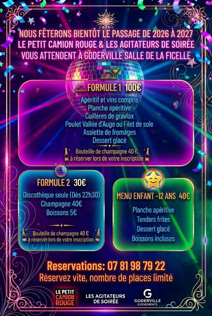 Réveillon du Nouvel An 2026–2027 à Goderville